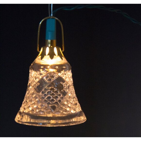 Hallmark Keepsake Magic Ornament Lighted Lead Crystal Holiday Bell 1989 - Picture 3 of 12